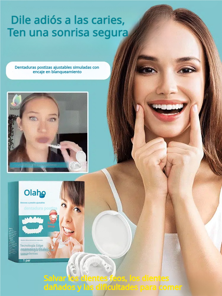 Simulación de blanqueamiento de protesis ajustables μέσω snap-on 