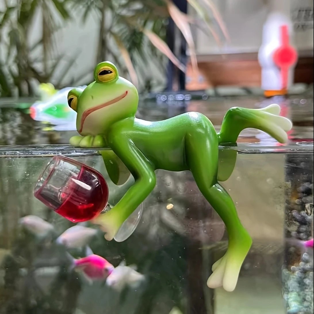 🔥 IŠPARDAVIMAS 🐸🍷 Kabantis vazono papuošalas – varlė-LT