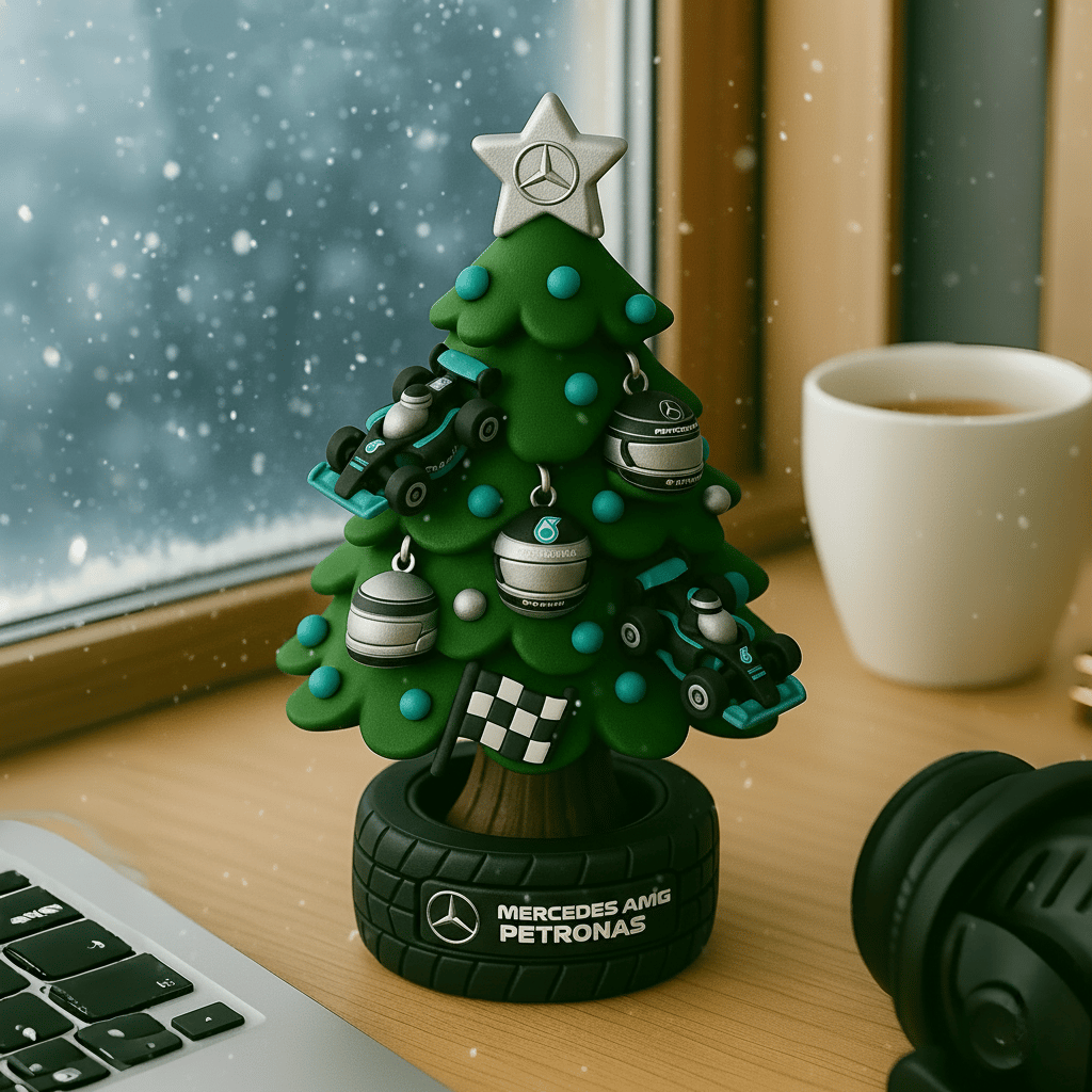 🎄🏎️ Miniaturno božično drevo v slogu ekipe F1-SI