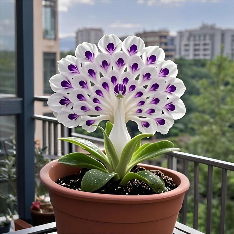 💠 Kvapnių gėlių karalienė – povo orchidėjų svogūnėliai, sukuriantys tyrą ir prabangią sodo patirtį-LT