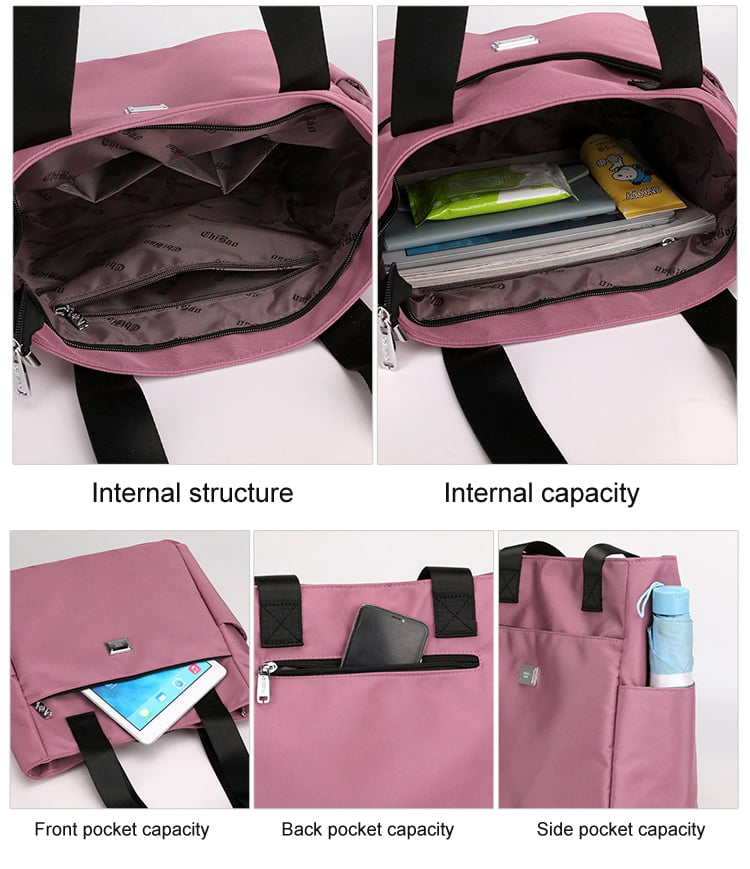 🔥Vodoodporna najlonska torba za čez ramo z veliko prostornino in več žepi👜-SI