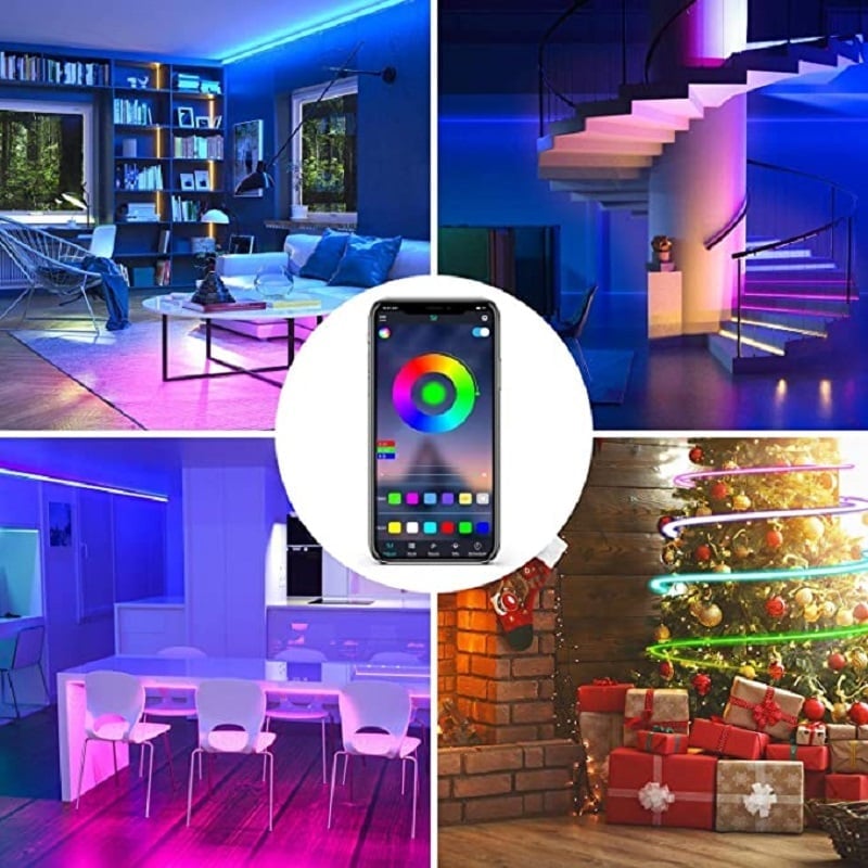 Zgodnja božična razprodaja🎅Nova DIY božična ambientalna razsvetljava🎁-SI