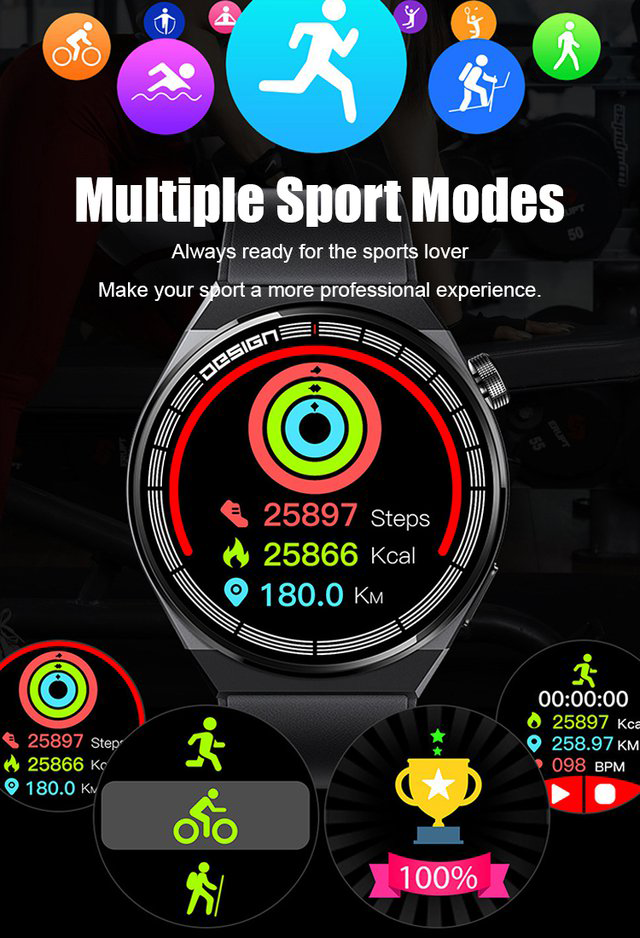 ⏰ Riboto laiko pasiūlymas！⌚ GT8 sportinis išmanusis laikrodis