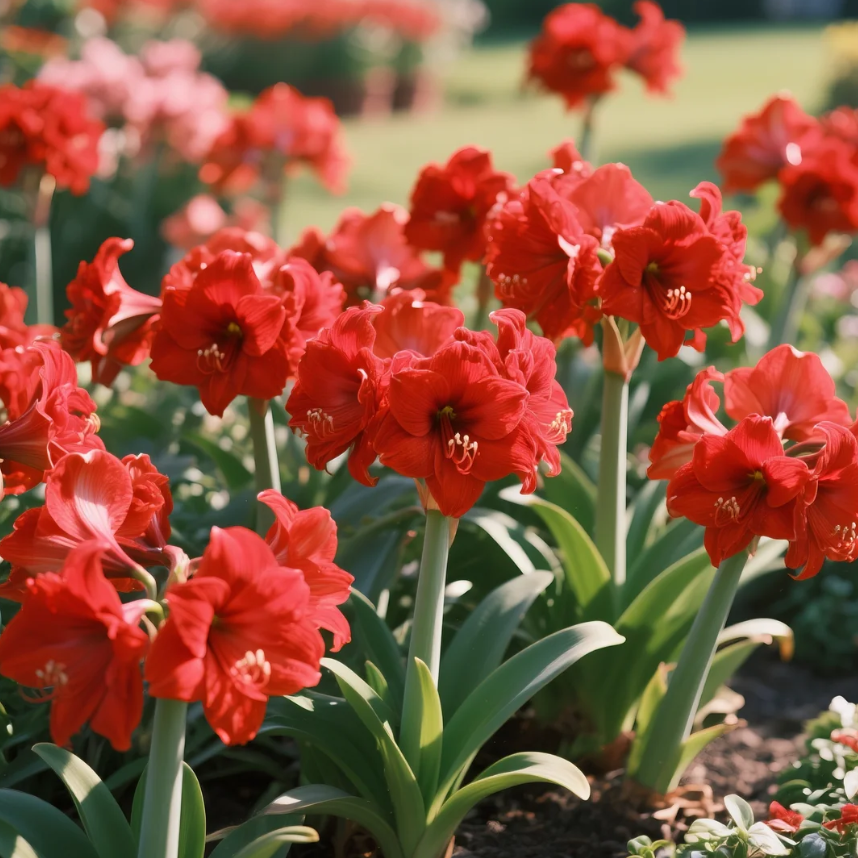 🌺Dvigubos amarilės su gėlių kvapu – žydi per 40 dienų-LT