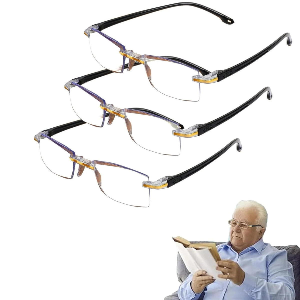 👓🌄Smart Zoom multifokalna očala – jasen vid na blizu in daleč, vse v enem-SI