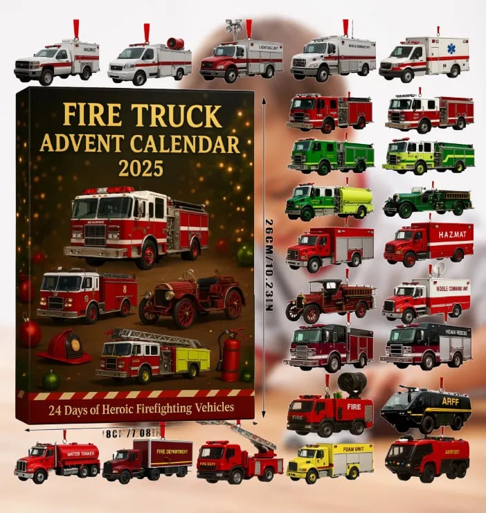 🚒🔥ΗΜΕΡΟΛΟΓΙΟ ΠΡΟΕΛΕΥΣΗΣ ΠΥΡΟΣΒΕΣΤΙΚΟΥ ΟΧΗΜΑΤΟΣ 2025🎁🌲--SI 