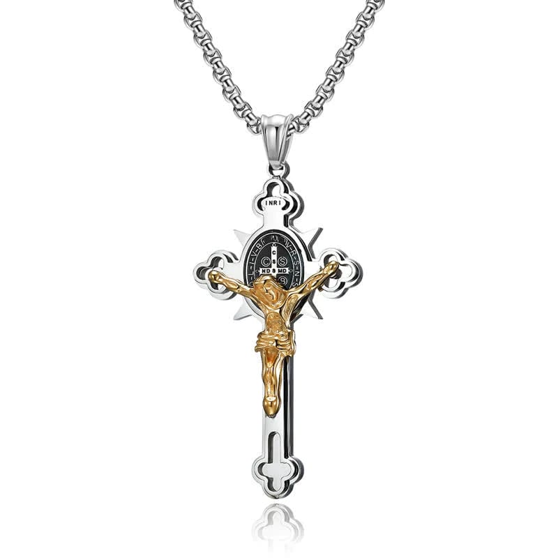 ✨Kryžminis pakabukas – 🙏Palaiminimai jõ nesiojantiems-LT 