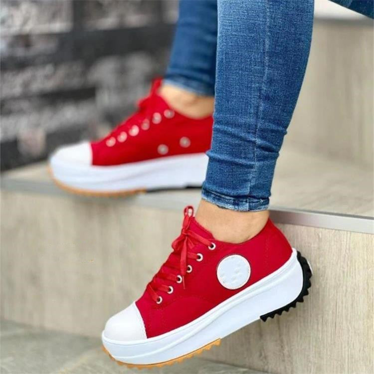 💝Ribotas išpardavimas su 50% NUOLAIDA🔥🔥Γυναικείο suvarstomi platforminiai sportbačiai su kulnais-LT