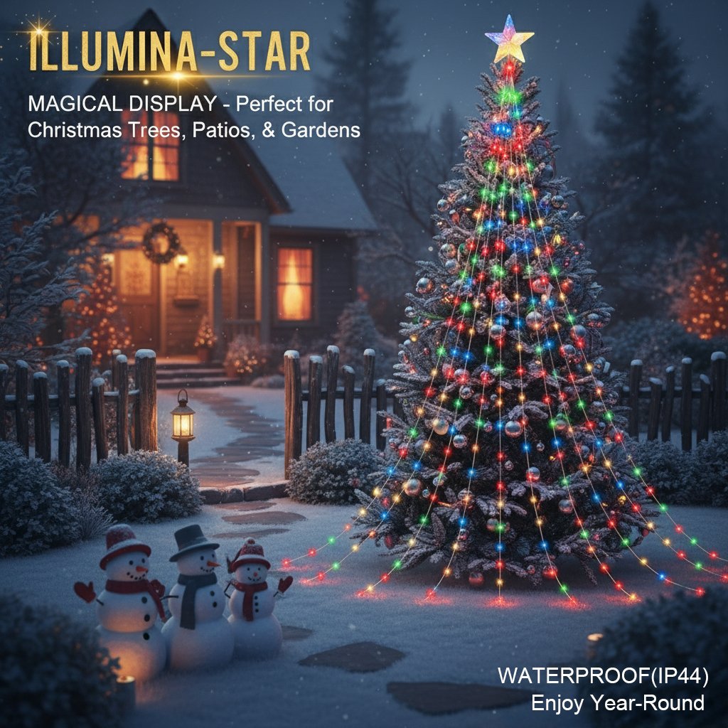 🎁Zgodnja praznična razprodaja 50 % POPUSTA🎄Božične lučke Starlight Cascade-SI