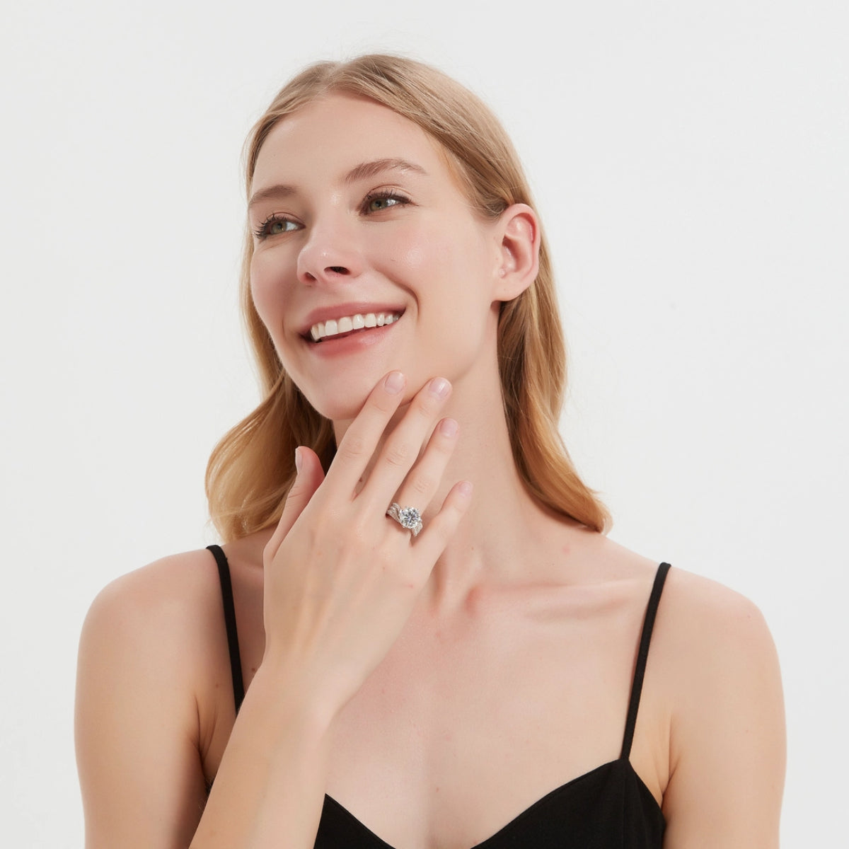 💖(ZADNJI DAN RAZPRODAJE - 80 % POPUSTA) Diamantni prstan z magnetnim moissanitom DIYSTARTM 💍-SI