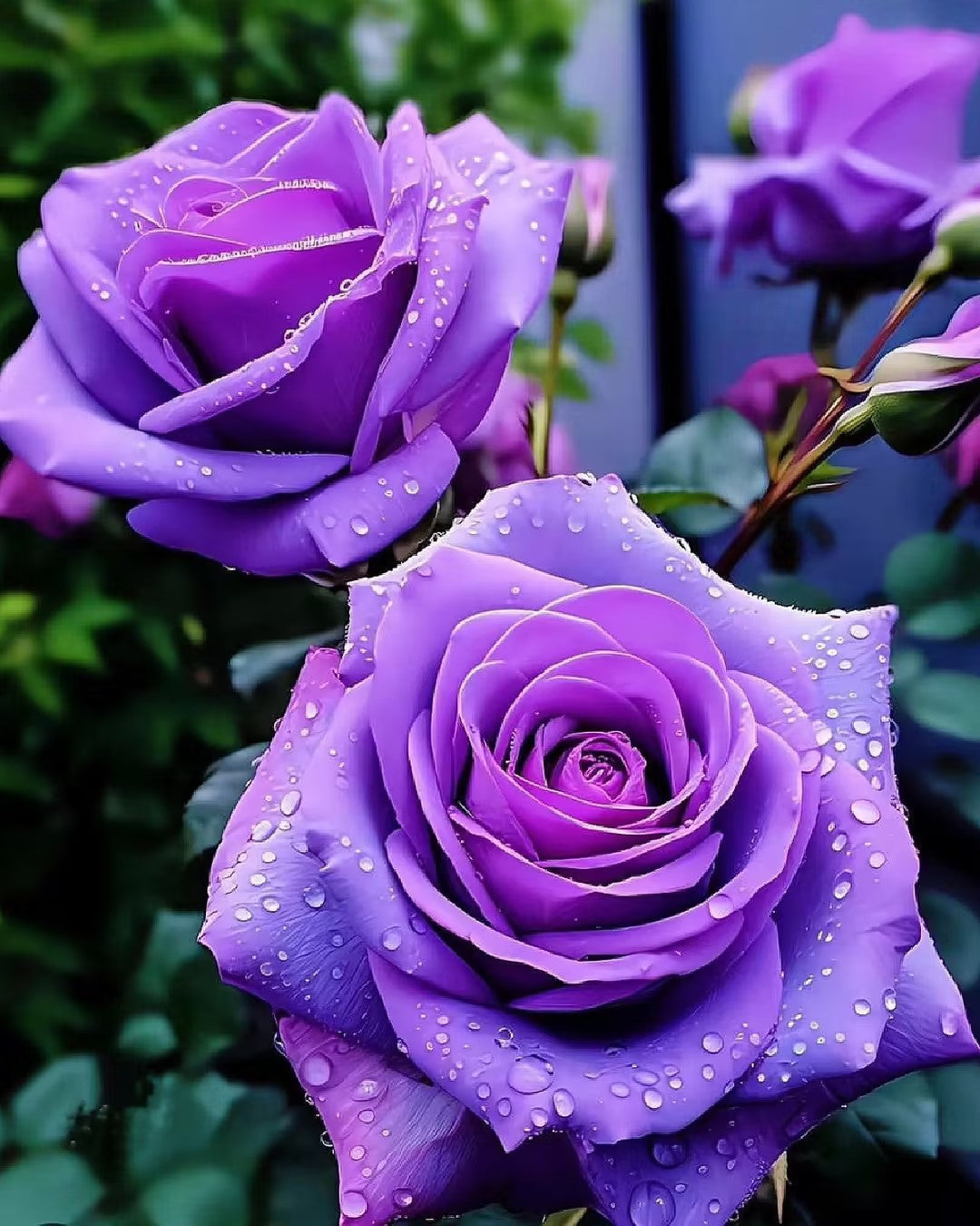 Retos violetinės rožių sėklos namų sodams-LT