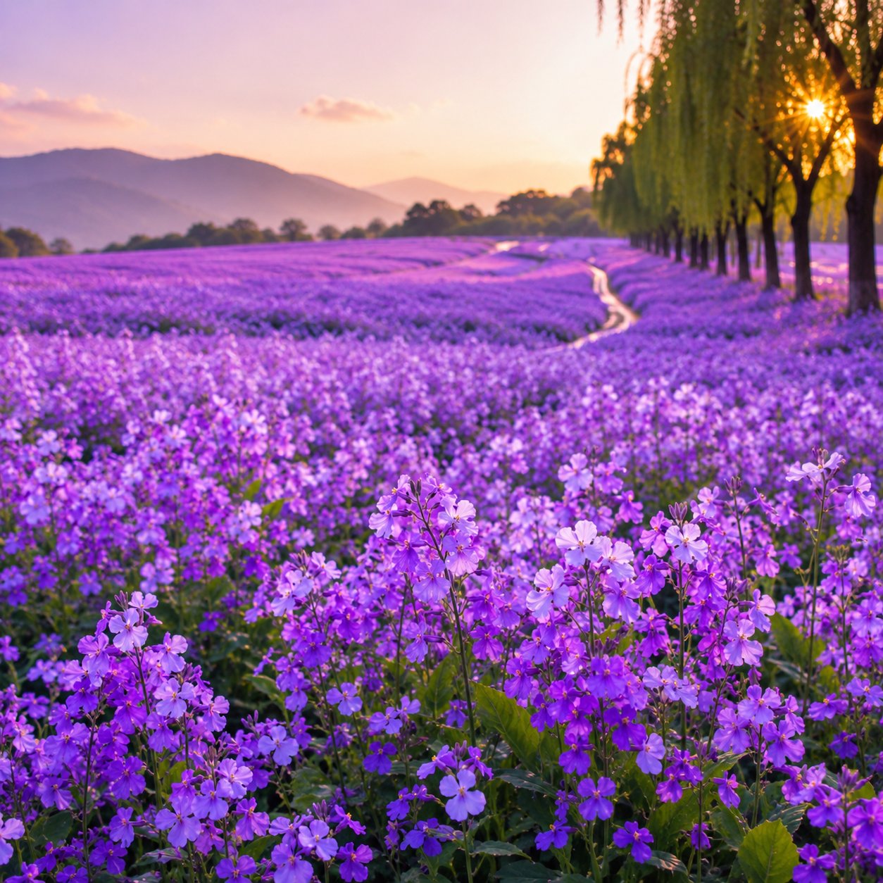 💜Februarska semena orhidej | Infinity Purple Sea-SI