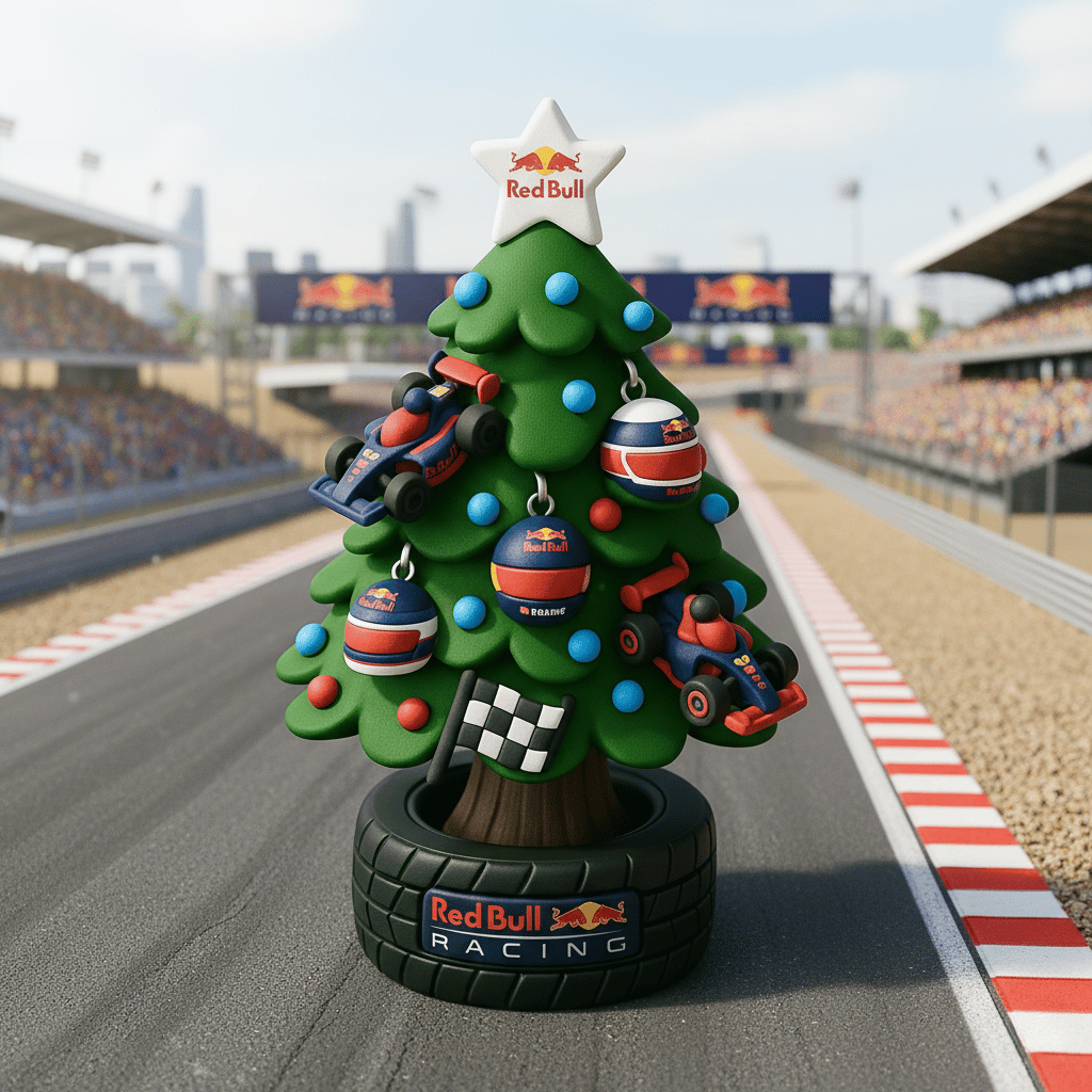 🎄🏎️ Miniaturno božično drevo v slogu ekipe F1-SI