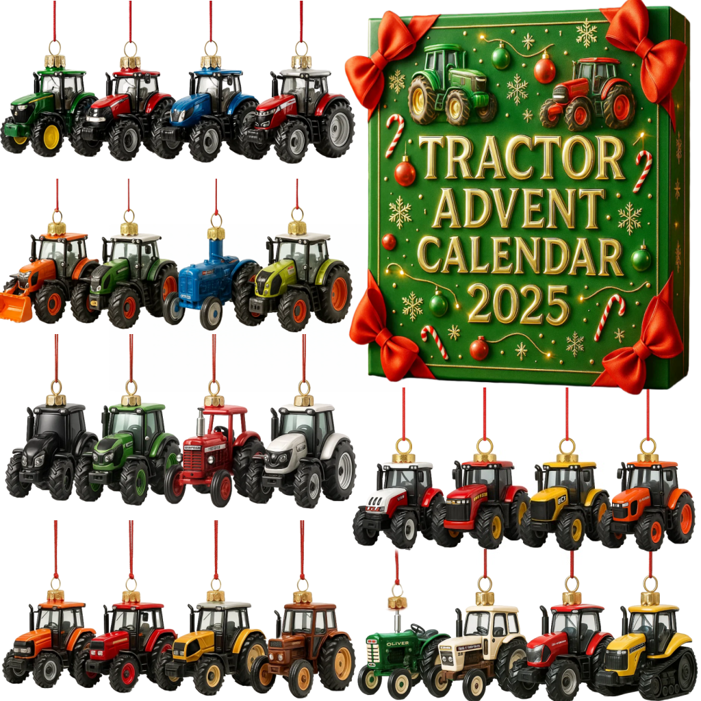 🌲Χριστουγεννιάτικο δώρο -- Ημερολόγιο Advent Tractor 2025-SI 
