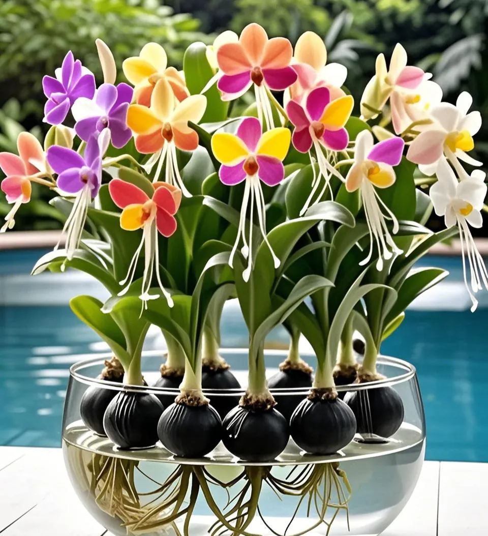 Λαμπτήρες Phalaenopsis βολβοί λουλουδιών-LT