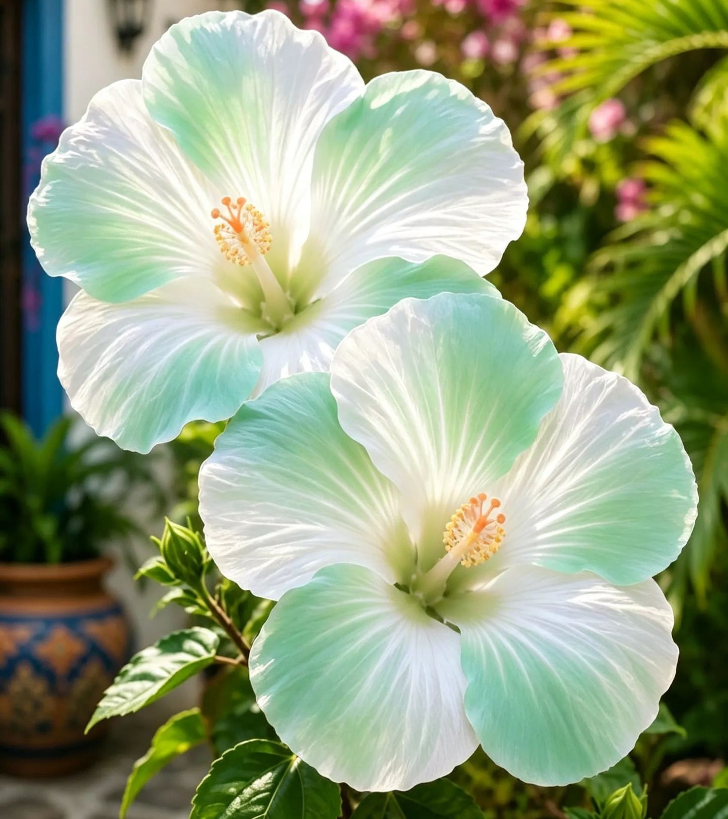 Redke čebulice hibiskusa – lončnice, balkon, zimska sajenje-SI