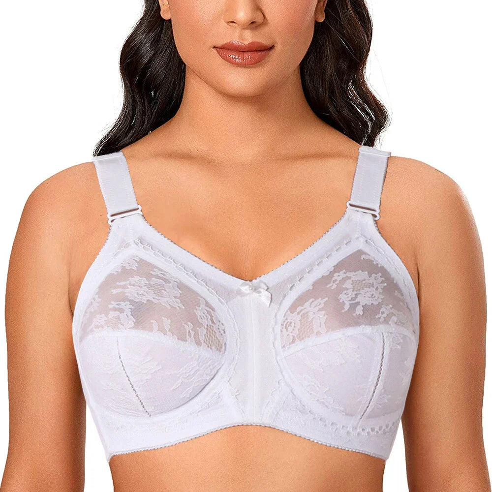💖Triumph® 4 vnt. pakuotė ✨Permatoma liemenėlė be putų didelėms krūtims-LT