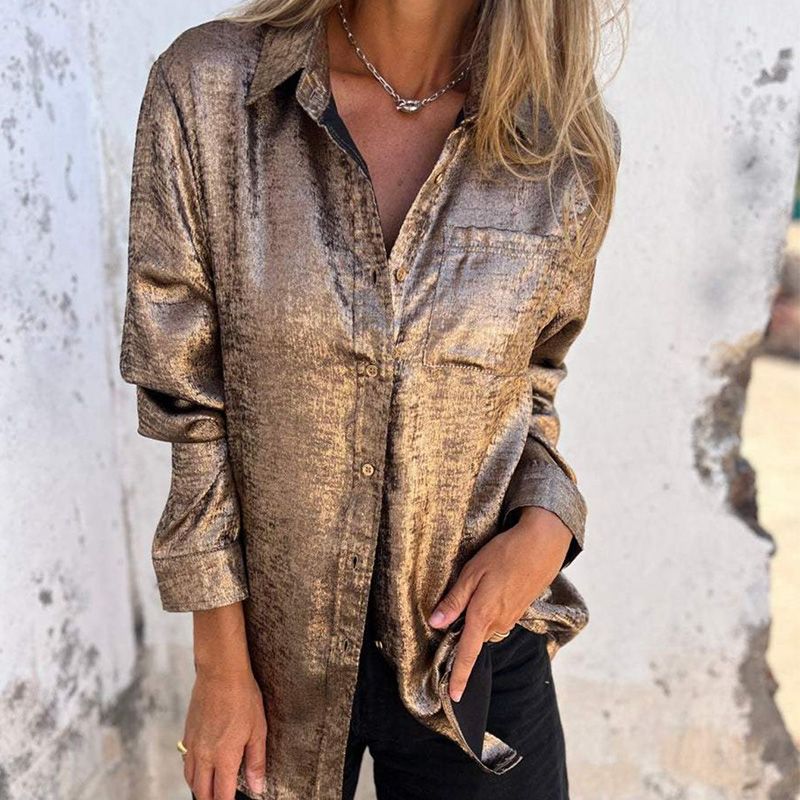 🔥 Ζεστή ελληνική 50% ΕΚΠΤΩΣΗ 🔥 Γυναικείο casual πουκάμισο✨✨-GR 