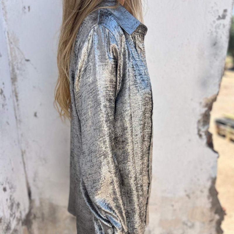 🔥 Ζεστή ελληνική 50% ΕΚΠΤΩΣΗ 🔥 Γυναικείο casual πουκάμισο✨✨-GR 