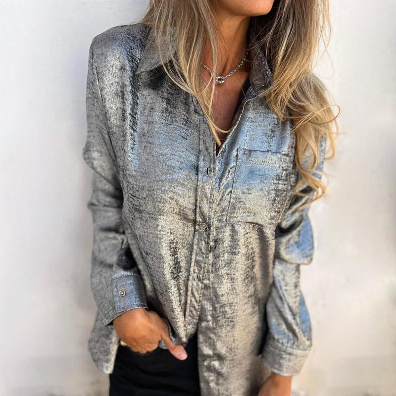 🔥 Ζεστή ελληνική 50% ΕΚΠΤΩΣΗ 🔥 Γυναικείο casual πουκάμισο✨✨-GR 