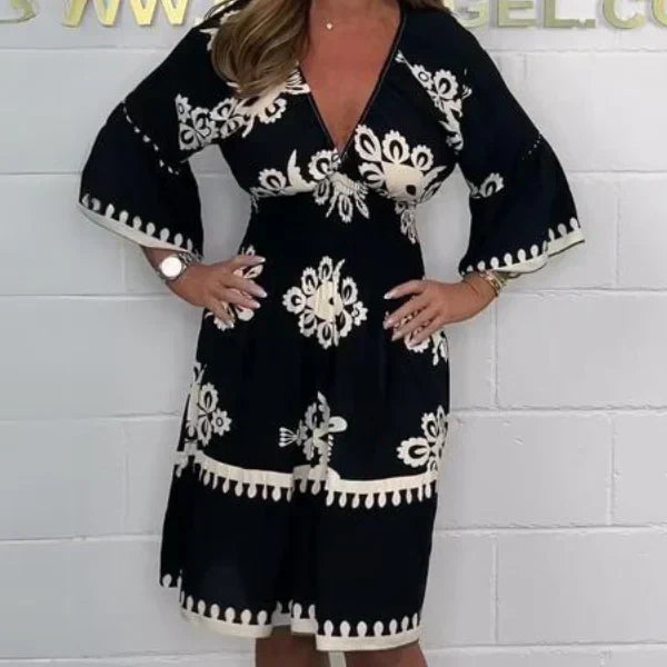 🔥Pārdodu👗Sieviešu apdrukātu kleitu 