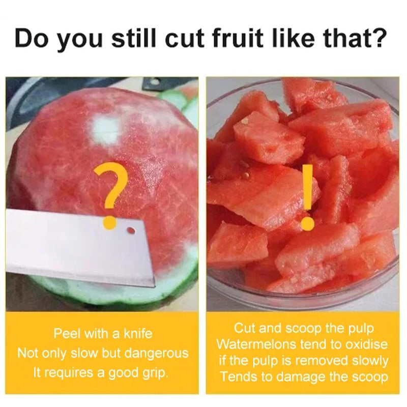 🍉🔪Ανοξείδωτος κόφτης φρούτων Daugiafunktinė 