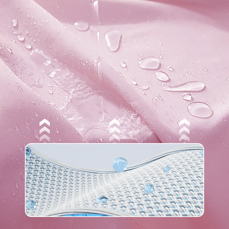 🌧️ Daugkartinė striukė nuo lietaus su kauke (modelis suaugusiems)