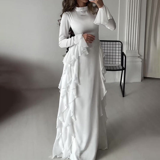 【✨Υπέρτατη elegance】👗Φόρεμα με φουσκωτά μανίκια-GR