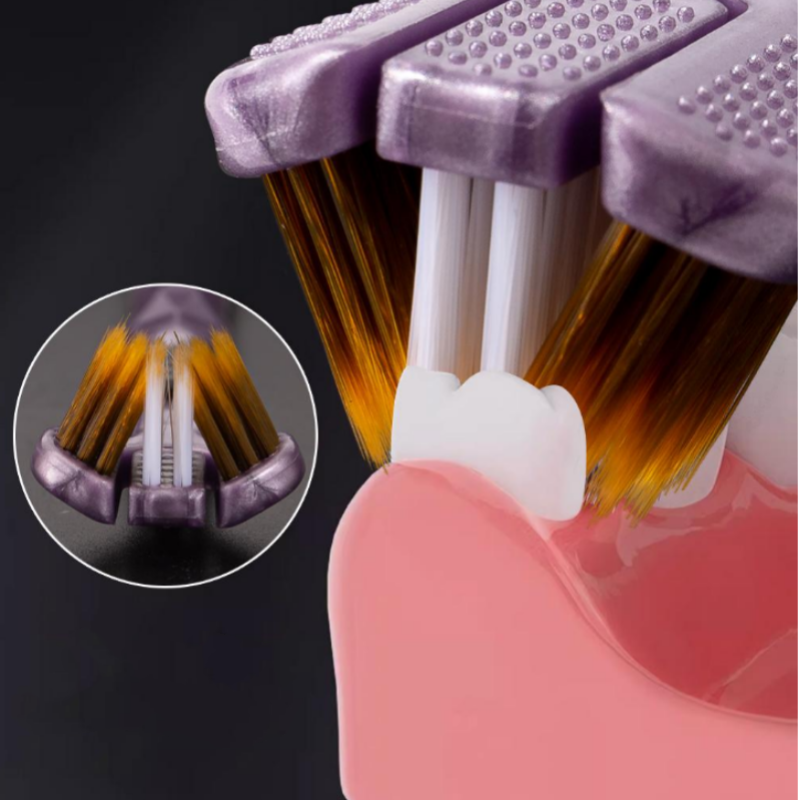 🦷 Η οδοντόβουρτσα έχει τρία άκρα και μπορεί να χρησιμοποιηθεί από διάφορες γωνίες-GR