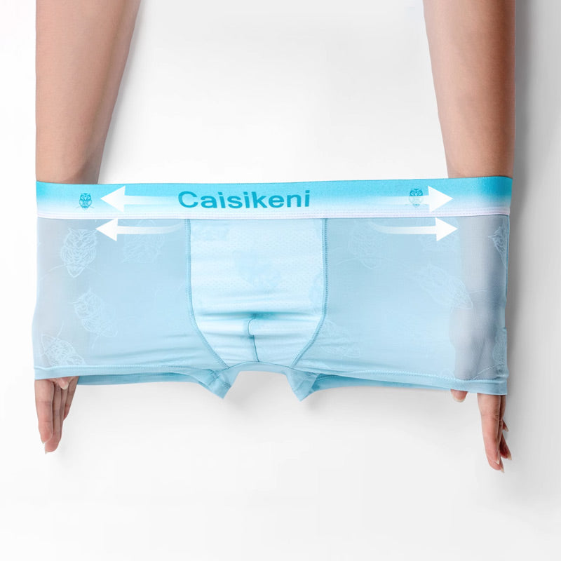 🎁Compre 1 y obtenga 2 free🎁 Calzoncillos tipo bóxer refrescentes y transpirables para hombre con cintura elástica-ES