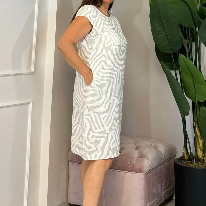 🎁2025 μ. bohemian vintage raštuots laisfalaikio φορέματα 👗-LT