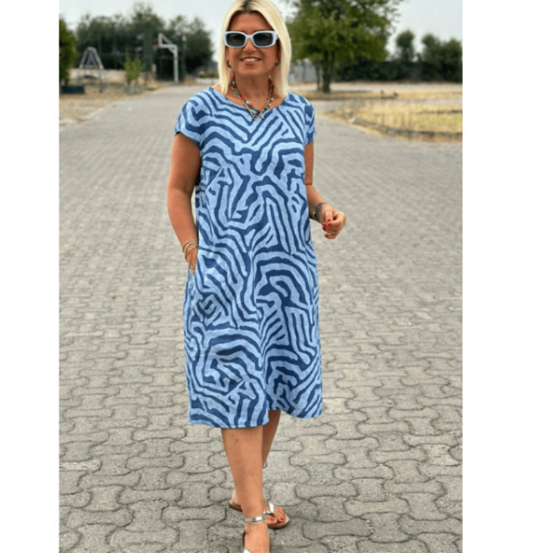 🎁2025 μ. bohemian vintage raštuots laisfalaikio φορέματα 👗-LT