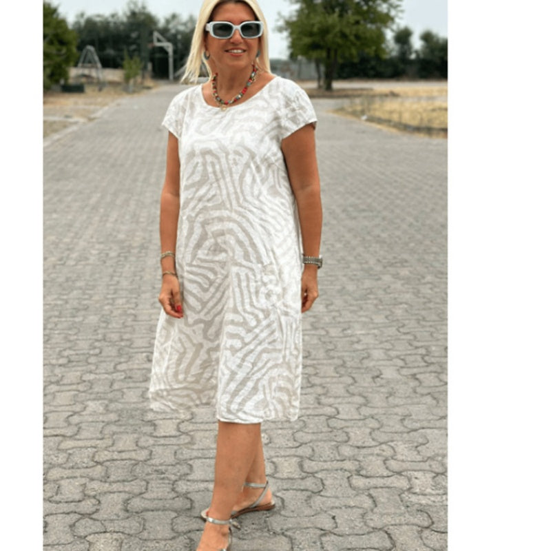 🎁2025 μ. bohemian vintage raštuots laisfalaikio φορέματα 👗-LT