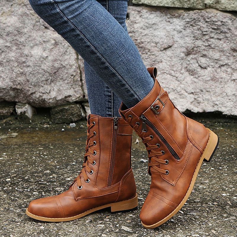 Moteriški odiniai ortopediniai batai su awwalia nosine ir šoniniu užtrautuku👢-LT 