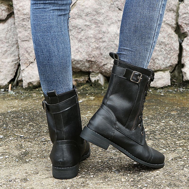 Sieviešu edas ortopediskie apavi ar roublu purngalu un sānu rāvējslējēju👢-LV 