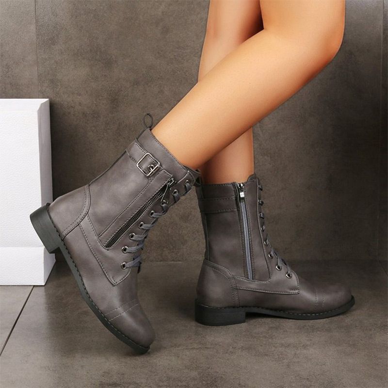 Moteriški odiniai ortopediniai batai su awwalia nosine ir šoniniu užtrautuku👢-LT 