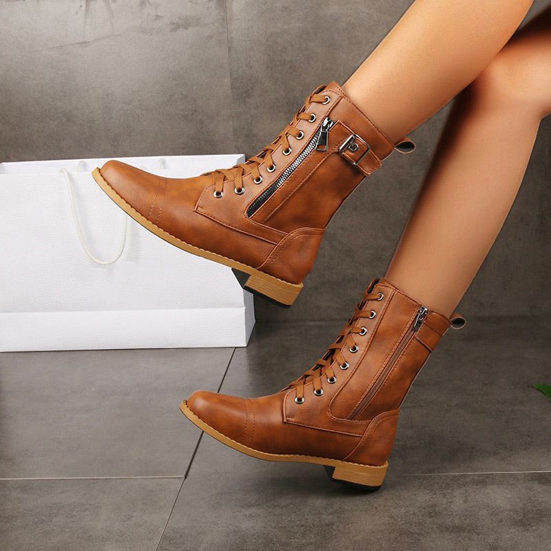 Moteriški odiniai ortopediniai batai su awwalia nosine ir šoniniu užtrautuku👢-LT 