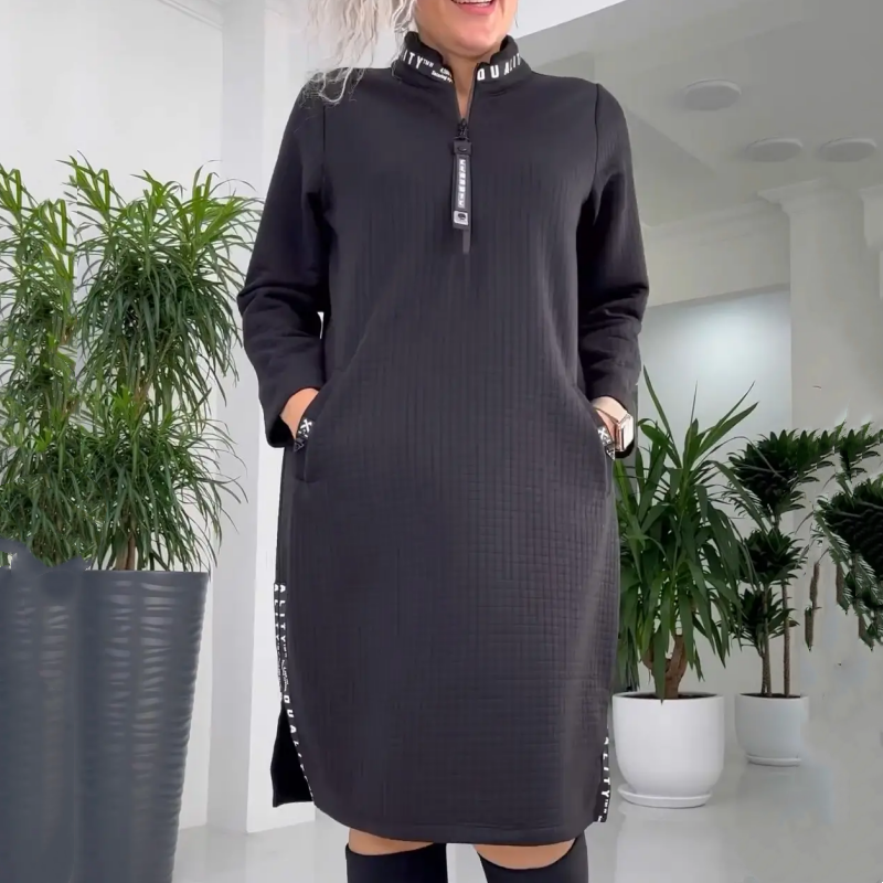 【✨2024 Νέα Προϊόντα】🍁Casual Loose Plus Size Midi Dress-GR