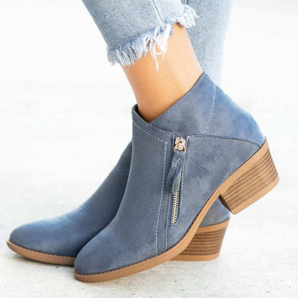 Zapatos de mujer con cremallera--ES 
