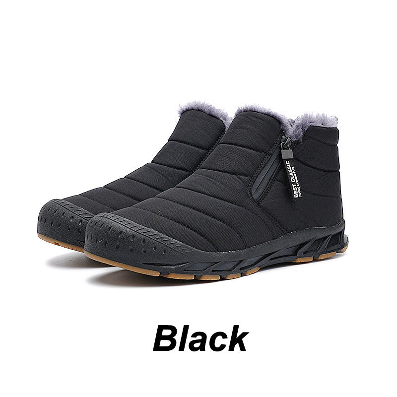 Botas de nieve nepralaidus y cálidas de invierno con forro de piel sintítica.-ES