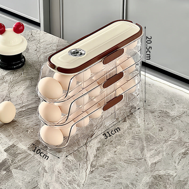 🥚🥚Καθαρός οργανωτής κουζίνας για την εξώπορτα του ψυγείου-GR
