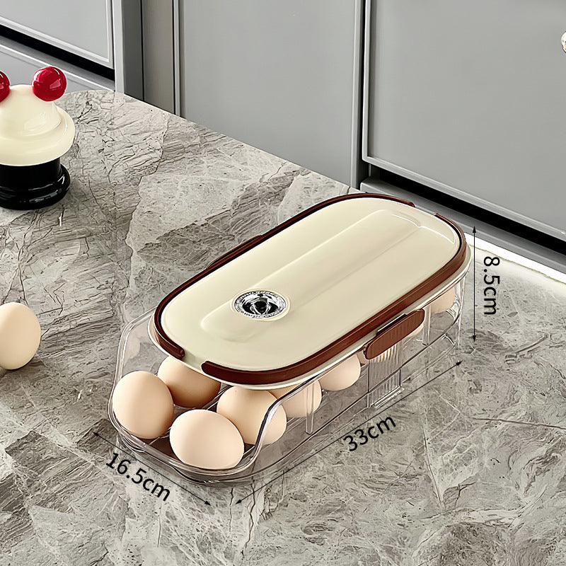 🥚🥚Καθαρός οργανωτής κουζίνας για την εξώπορτα του ψυγείου-GR