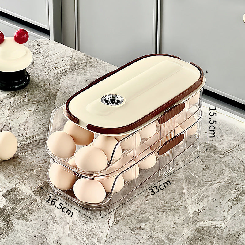 🥚🥚Καθαρός οργανωτής κουζίνας για την εξώπορτα του ψυγείου-GR