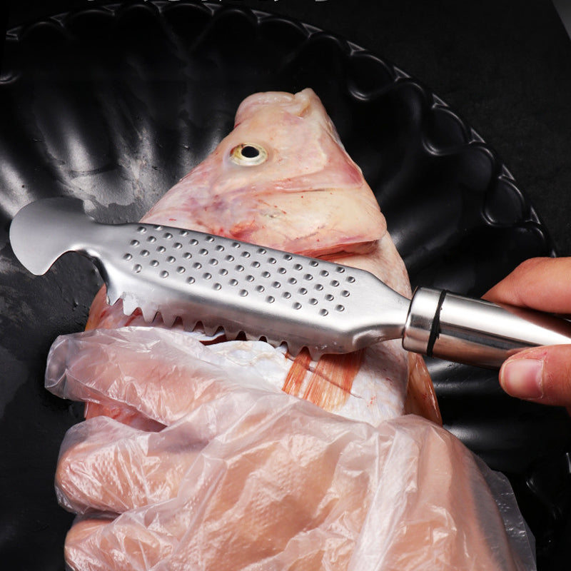 🐟Nerūdijančio plieno žuvų apnašų valiklis