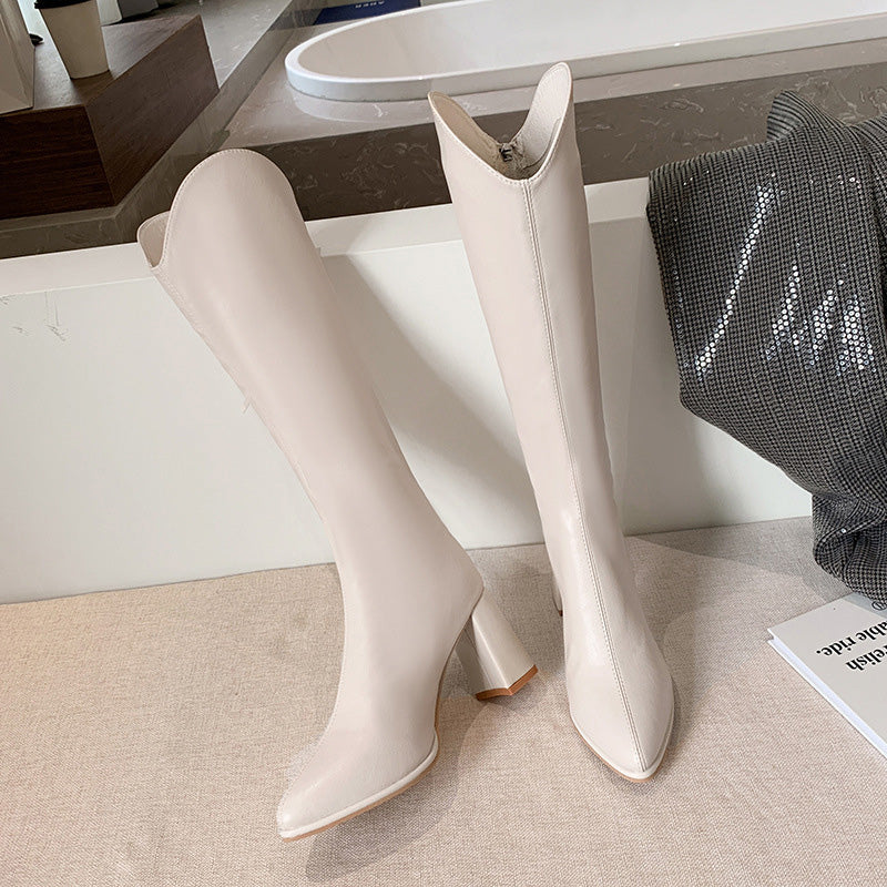 【✨Νέα Προϊόντα 2025】👢Γυναικεία κομψά παπούτσια με ψηλό τακούνι-GR