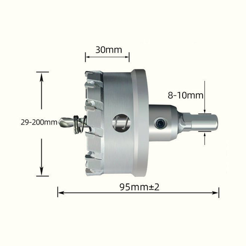 【✨Padidejės efektyvumas】🔧 Metalinis skylių pjoviklis su karbidu-LT