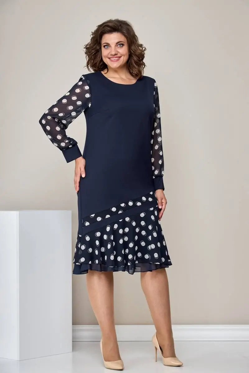 💖Άνετο και κομψό φόρεμα από σιφόν 2024🎅Προσφορά περιορισμένης διάρκειας-SI