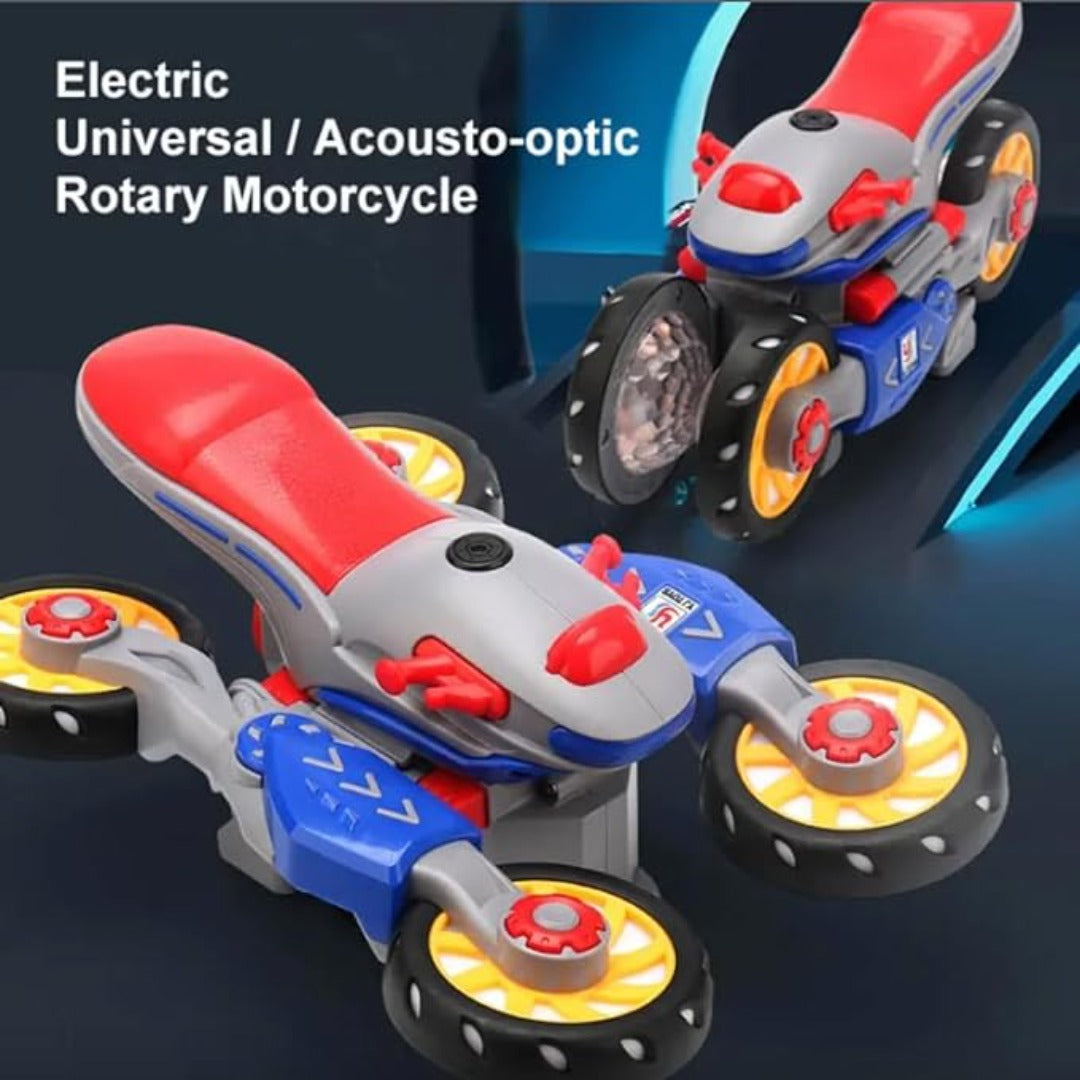 【🎁Το καλύτερο δώρο για ένα παιδί】🏍️Μοτοσικλέτα παραμόρφωσης με φως και μουσική-SI