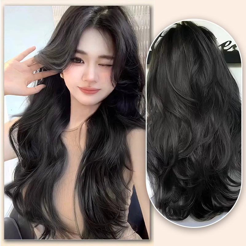 💖 ΤΩΡΑ 50% ΕΚΠΤΩΣΗ! 💁 Γυναικεία μακριά κυματιστή περούκα με ντεγκραντέ - φυσική εμφάνιση, ρυθμιζόμενο καπέλο, ανθεκτικές στη θερμότητα ίνες για καθημερινό styling 🌟📦-SI