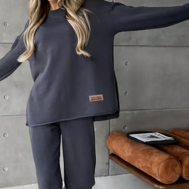 ✨ Laisvalaikio sportinių kelnių and oversize kelnių komplektas for women-LT